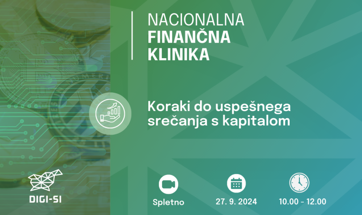 Nacionalna finančna klinika – Koraki do uspešnega srečanja s kapitalom